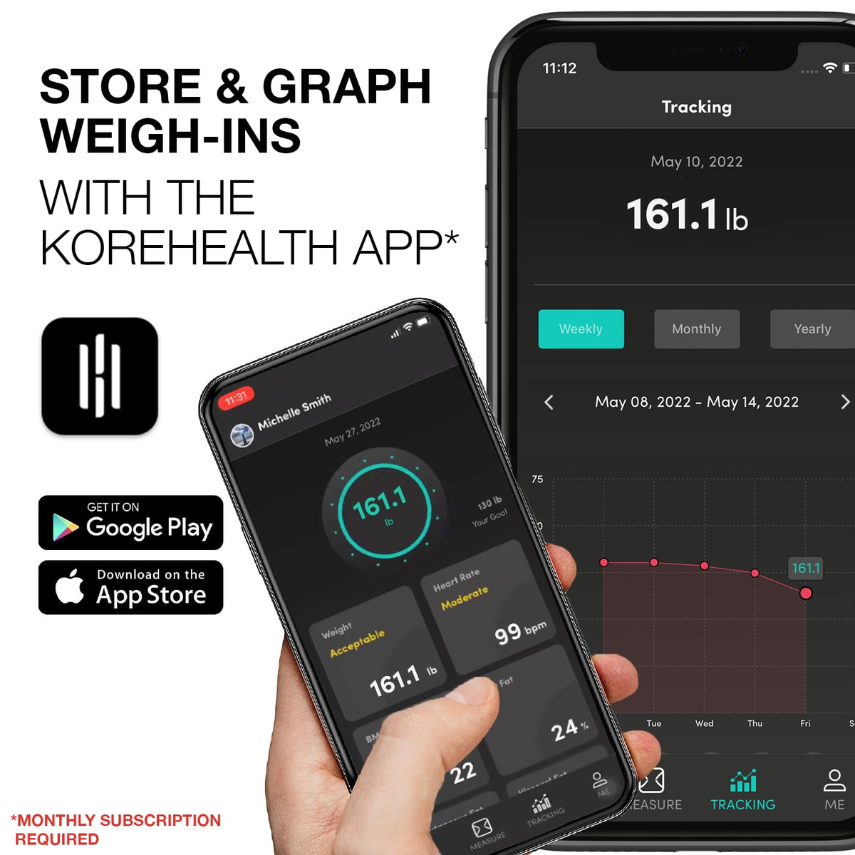 KoreScale Pro Digital Bathroom Scale