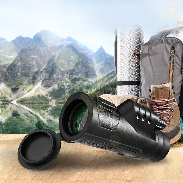 Portable high powered monocular for hiking