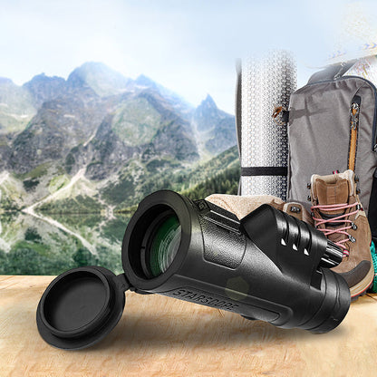 Portable high powered monocular for hiking