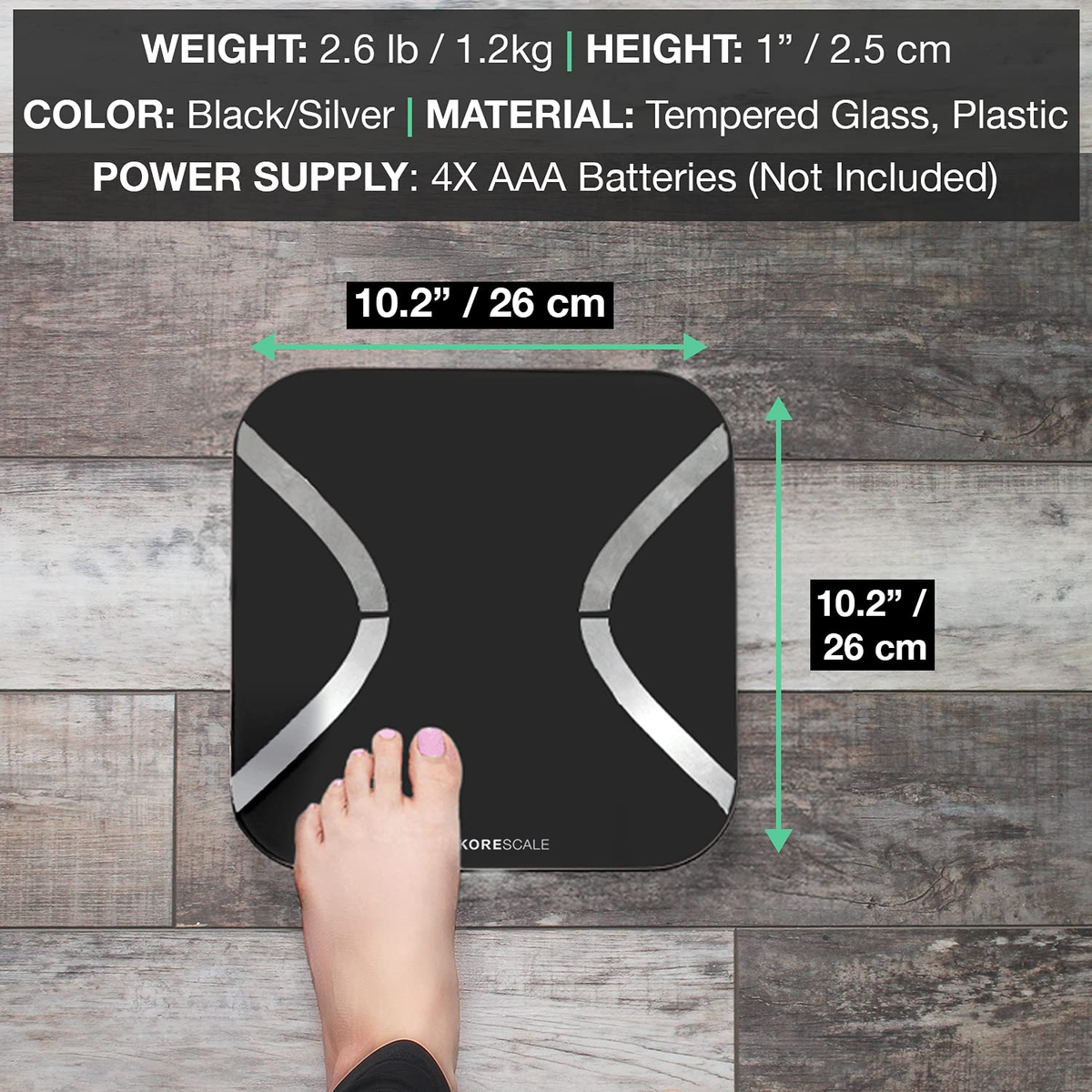 KoreScale Pro Digital Bathroom Scale